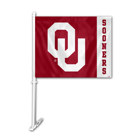 Oklahoma Sooners Flag Car Style Alternate