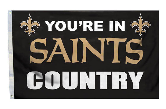 New Orleans Saints Flag 3x5 Country (CDG) - 757 Sports Collectibles