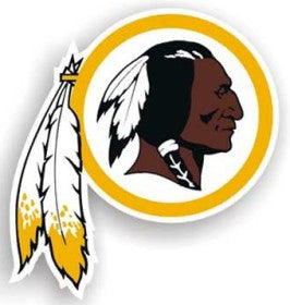 Washington Redskins Magnet Car Style 12 Inch Indian Logo Design