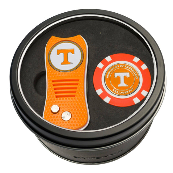 Tennessee Volunteers Tin Set - Switchfix, Golf Chip - 757 Sports Collectibles