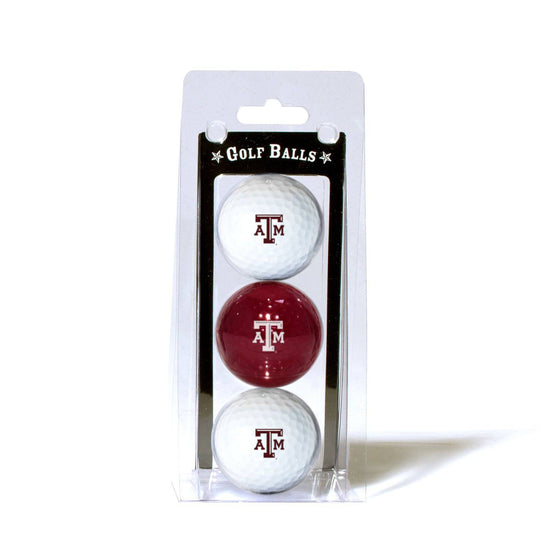 Texas A&M Aggies 3 Golf Ball Pack - 757 Sports Collectibles