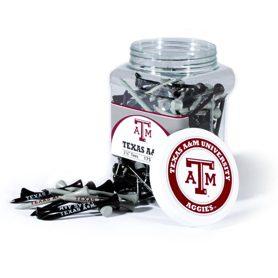 Texas A&M Aggies Jar Of 175 Golf Tees - 757 Sports Collectibles