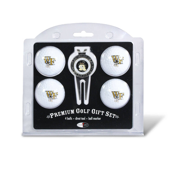 Wake Forest Demon Deacons 4 Golf Ball And Divot Tool Set - 757 Sports Collectibles