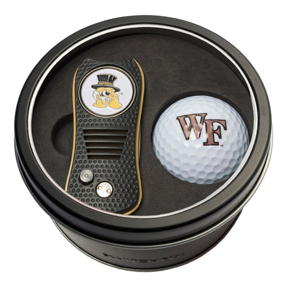 Wake Forest Demon Deacons Tin Set - Switchfix, Golf Ball - 757 Sports Collectibles