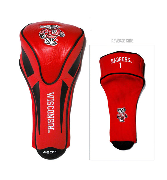 Wisconsin Badgers Single Apex Driver Head Cover - 757 Sports Collectibles