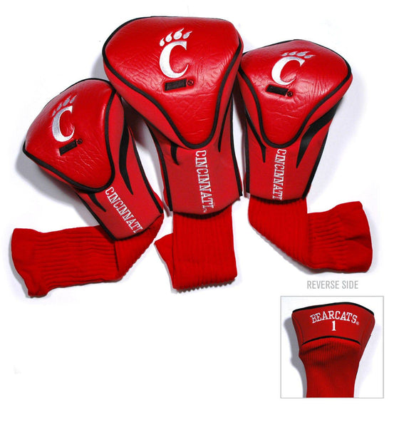 Cincinnati Bearcats 3 Pack Contour Head Covers - 757 Sports Collectibles