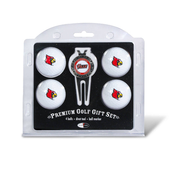 Louisville Cardinals 4 Golf Ball And Divot Tool Set - 757 Sports Collectibles