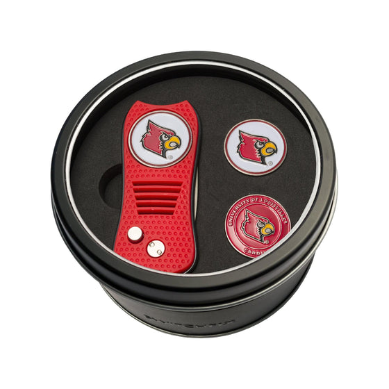 Louisville Cardinals Tin Set - Switchfix, 2 Markers - 757 Sports Collectibles