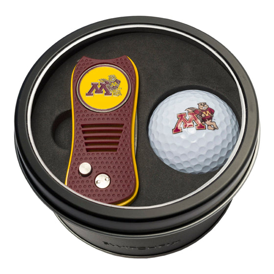 Minnesota Golden Gophers Tin Set - Switchfix, Golf Ball - 757 Sports Collectibles