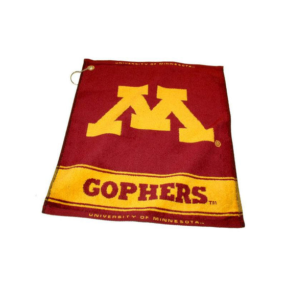 Minnesota Golden Gophers Jacquard Woven Golf Towel - 757 Sports Collectibles