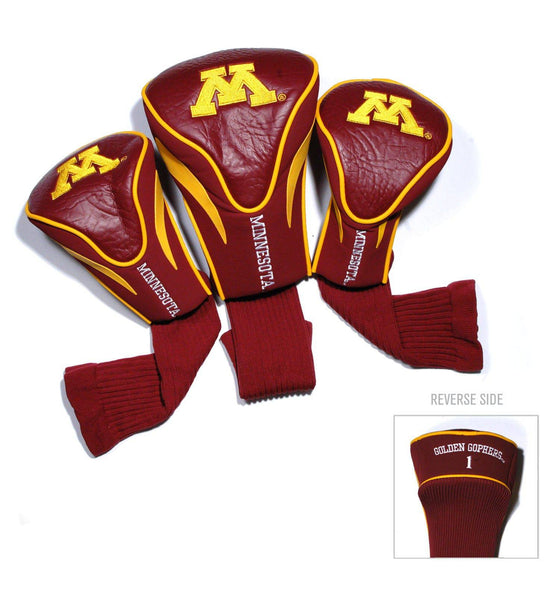 Minnesota Golden Gophers 3 Pack Contour Head Covers - 757 Sports Collectibles