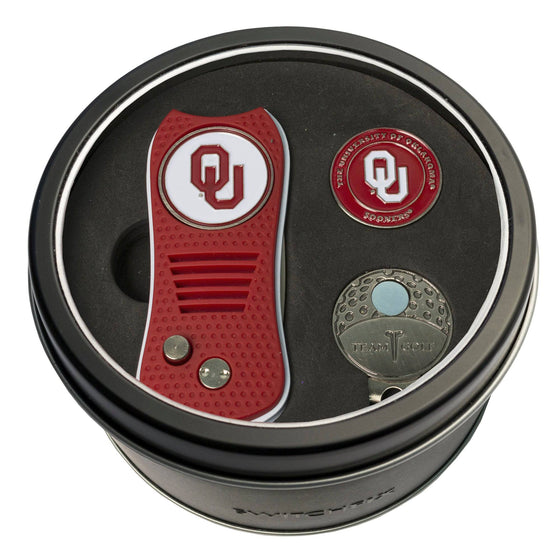 Oklahoma Sooners Tin Set - Switchfix, Cap Clip, Marker - 757 Sports Collectibles