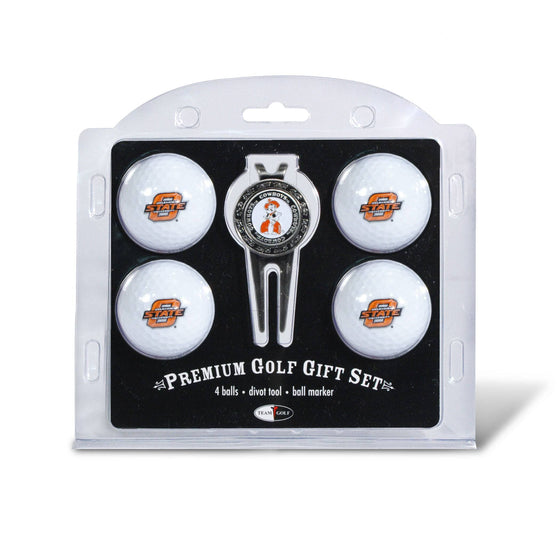 Oklahoma State Cowboys 4 Golf Ball And Divot Tool Set - 757 Sports Collectibles