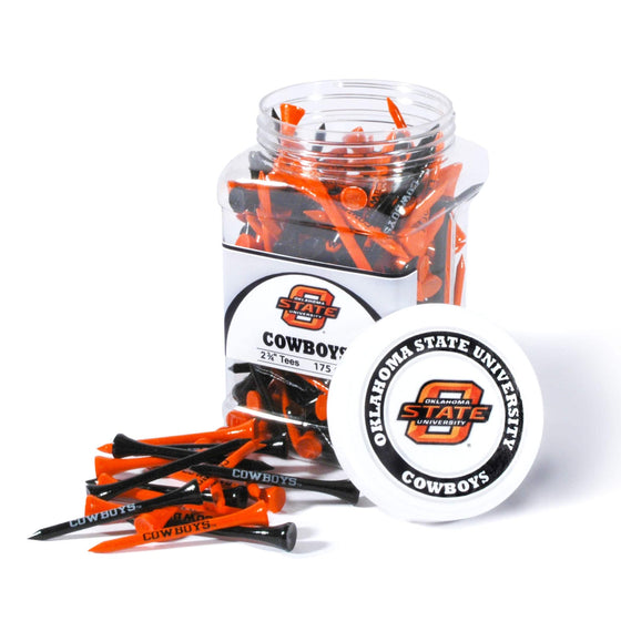 Oklahoma State Cowboys Jar Of 175 Golf Tees - 757 Sports Collectibles