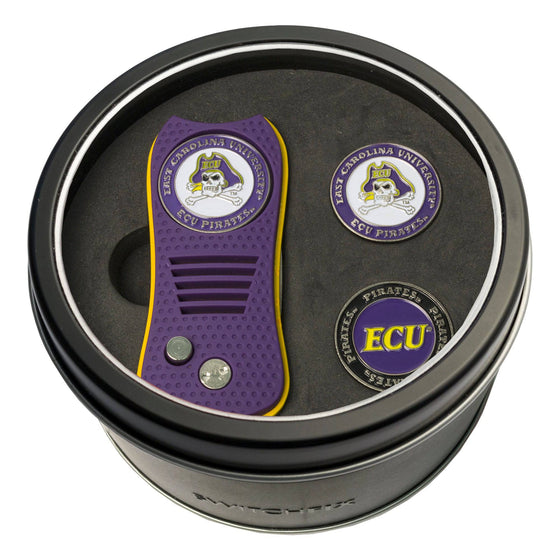 East Carolina Pirates Tin Set - Switchfix, 2 Markers - 757 Sports Collectibles