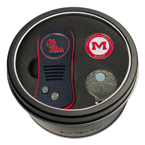 Ole Miss Rebels Tin Set - Switchfix, Cap Clip, Marker - 757 Sports Collectibles