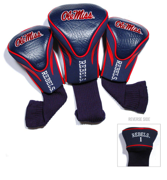 Ole Miss Rebels 3 Pack Contour Head Covers - 757 Sports Collectibles