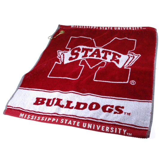 Mississippi State Bulldogs Jacquard Woven Golf Towel - 757 Sports Collectibles