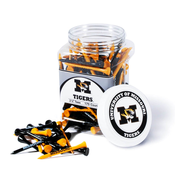 Missouri Tigers Jar Of 175 Golf Tees - 757 Sports Collectibles