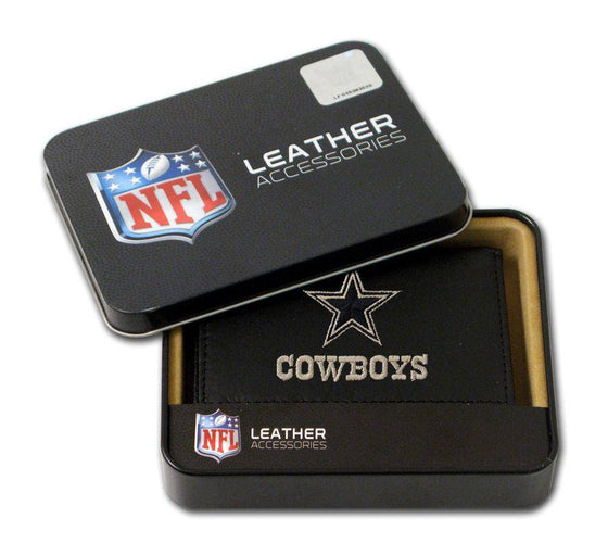 Dallas Cowboys Embroidered Leather Tri-Fold Wallet (CDG) - 757 Sports Collectibles