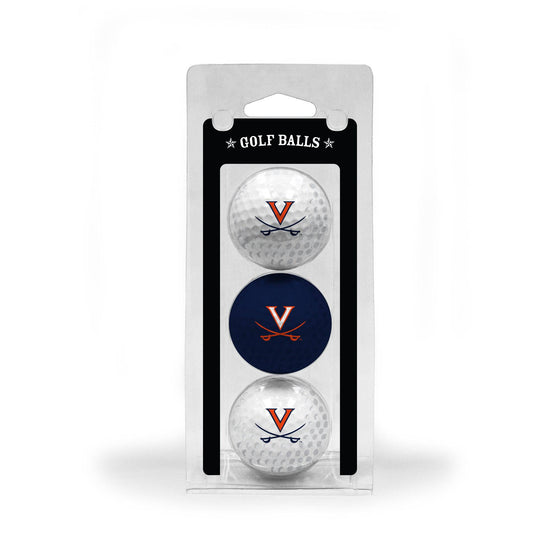 Virginia Cavaliers 3 Golf Ball Pack - 757 Sports Collectibles