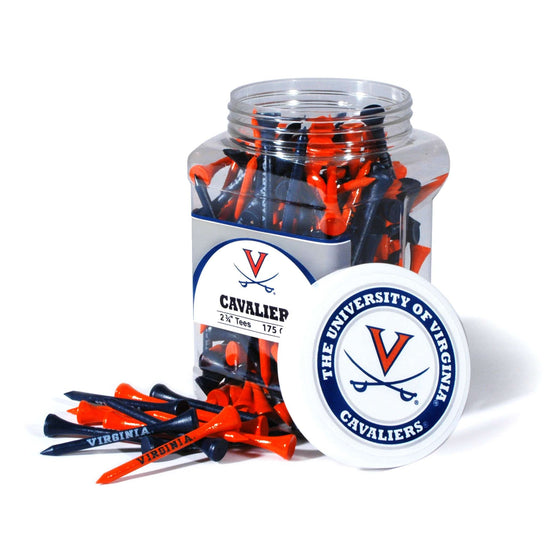 Virginia Cavaliers Jar Of 175 Golf Tees - 757 Sports Collectibles