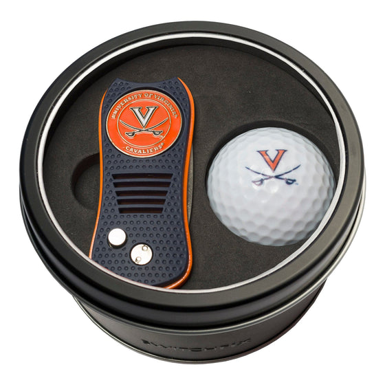 Virginia Cavaliers Tin Set - Switchfix, Golf Ball - 757 Sports Collectibles