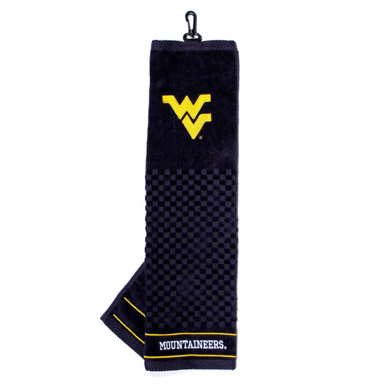 West Virginia Mountaineers Embroidered Golf Towel - 757 Sports Collectibles