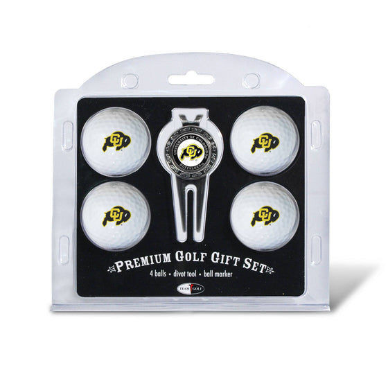 Colorado Buffaloes 4 Golf Ball And Divot Tool Set - 757 Sports Collectibles