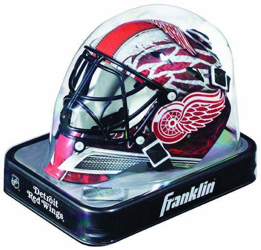 NHL Detroit Red Wings Mini Hockey Goalie Mask - 757 Sports Collectibles