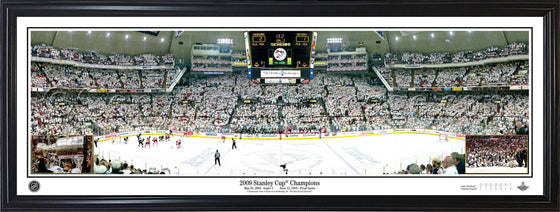 Pittsburgh Penguins Stanley Cup Champions with Inserts Panorama Photo Print