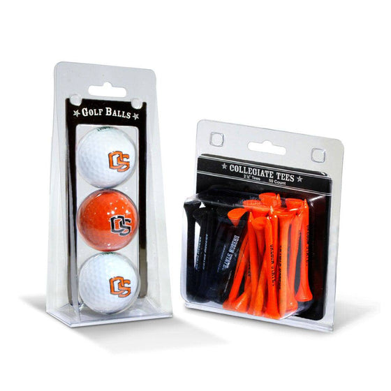 Oregon State Beavers 3 Golf Balls And 50 Golf Tees - 757 Sports Collectibles