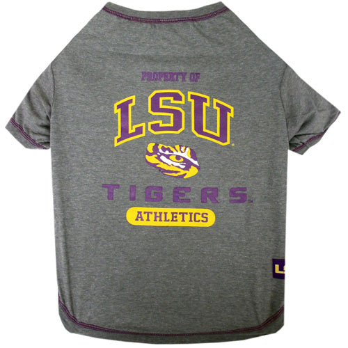 LSU Tigers Dog Tee Shirt Pets First