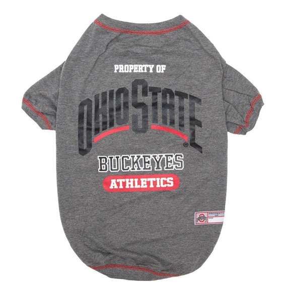 Ohio State Buckeyes Dog Tee Shirt Pets First