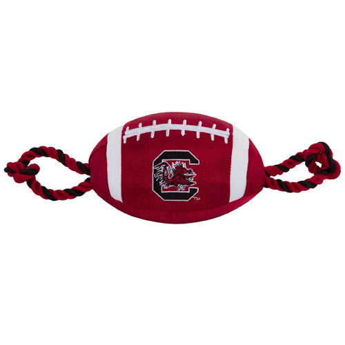 South Carolina Gamecocks Nylon Football Dog Toy Pets First