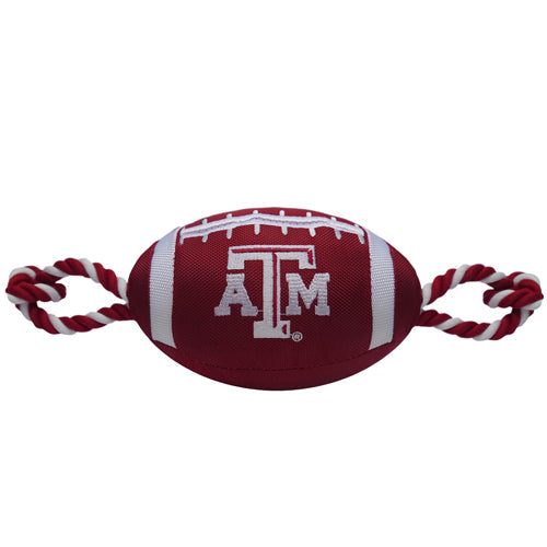 Texas A&M Aggies Nylon Football Dog Toy Pets First