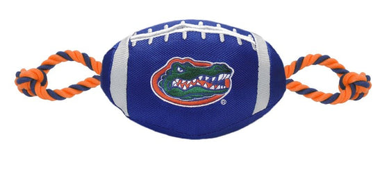 Florida Gators Nylon Football Dog Toy Pets First