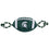 Michigan State Spartans Nylon Football Dog Toy Pets First