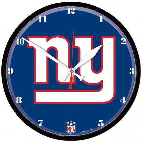 New York Giants 12.75" Round Wall Clock - 757 Sports Collectibles