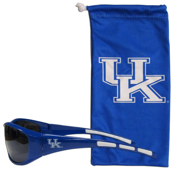 Kentucky Wildcats Sunglass and Bag Set (SSKG) - 757 Sports Collectibles