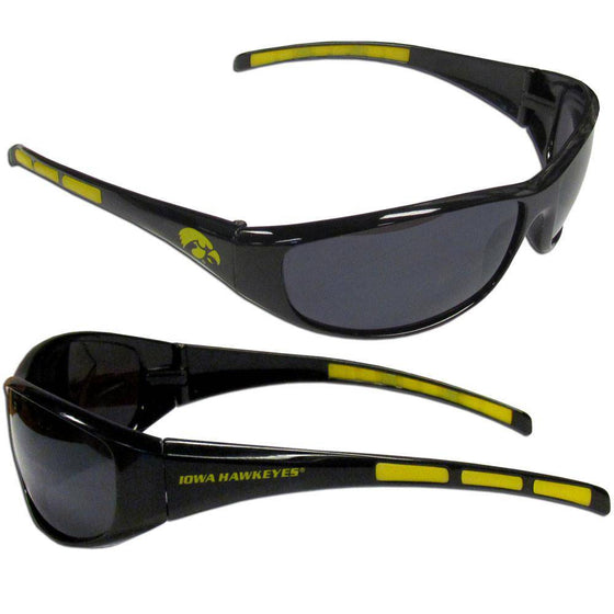 Iowa Hawkeyes Wrap Sunglasses (SSKG) - 757 Sports Collectibles