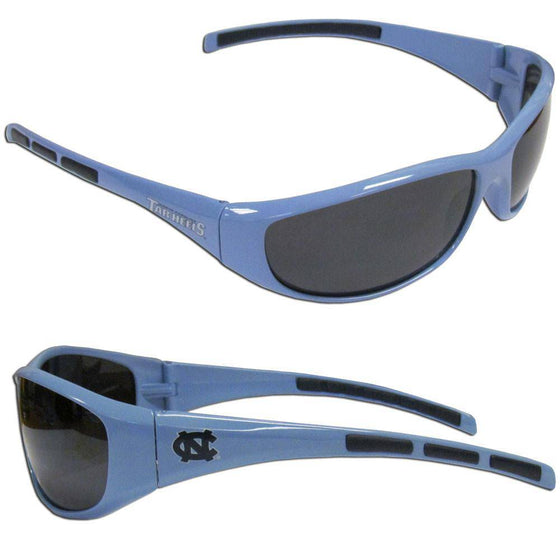 N. Carolina Tar Heels Wrap Sunglasses (SSKG) - 757 Sports Collectibles