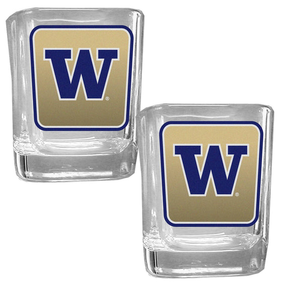 Washington Huskies Square Glass Shot Glass Set - 757 Sports Collectibles