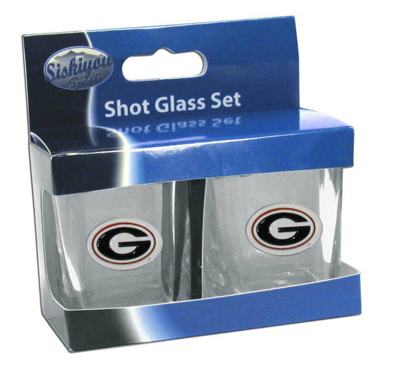 Georgia Bulldogs Shot Glass Set (SSKG) - 757 Sports Collectibles