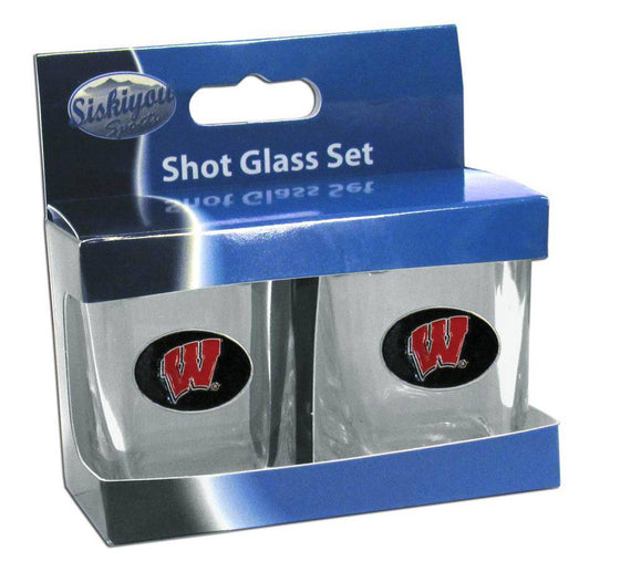 Wisconsin Badgers Shot Glass Set (SSKG) - 757 Sports Collectibles