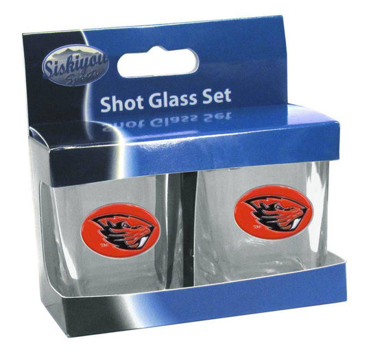 Oregon St. Beavers Shot Glass Set (SSKG) - 757 Sports Collectibles