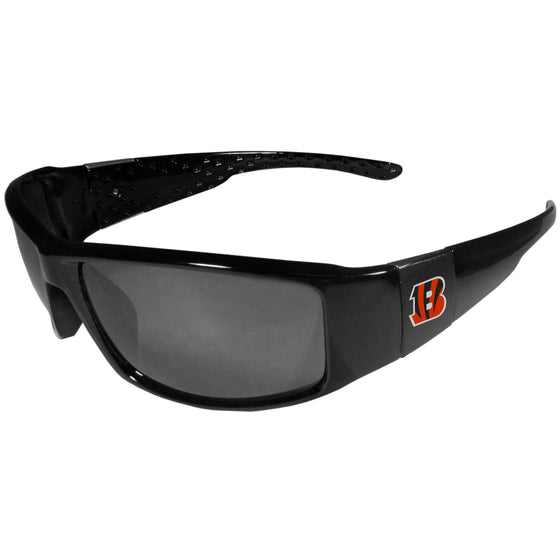 Cincinnati Bengals Black Wrap Sunglasses