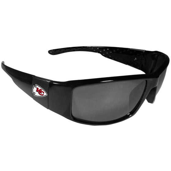 Kansas City Chiefs Black Wrap Sunglasses