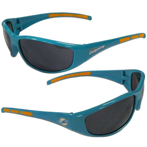 Miami Dolphins Wrap Sunglasses (SSKG) - 757 Sports Collectibles