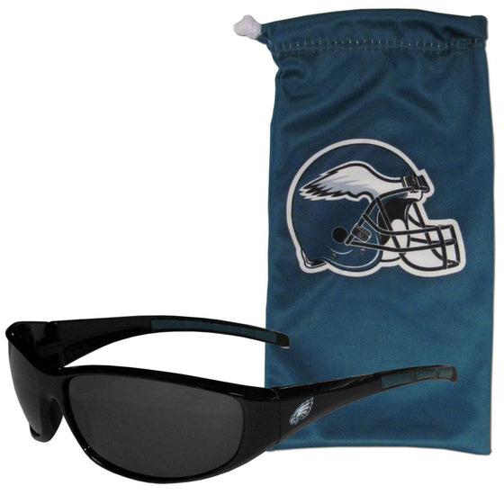 Philadelphia Eagles Sunglass and Bag Set (SSKG) - 757 Sports Collectibles